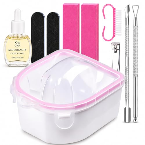 AZUREBEAUTY Nail Soaking Bowl, Soak Off Dip Powder...