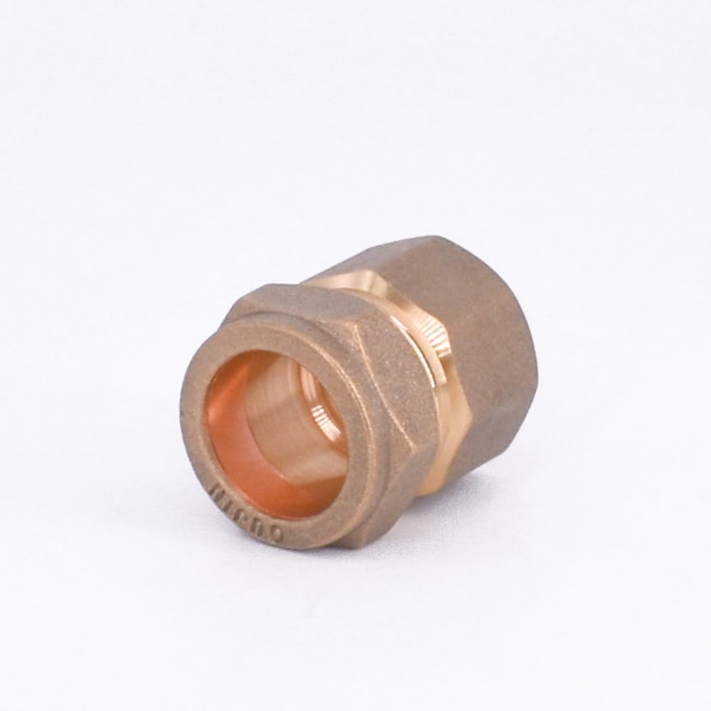 Dopasowana rura OD 22 mm x 1,9 cm żeńska mosiężna złączka zaciskowa złącze wodne paliwo gazowe