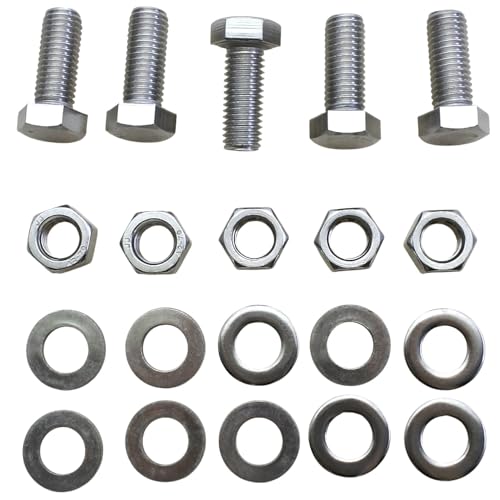 Vis à tête hexagonale M12 x 30 mm en acier inoxydable 304 pour assemblages mécaniques sûrs