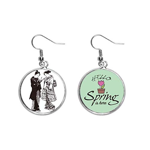 Pendientes de primavera estilo japonés: el regalo de joyería decorativa ideal