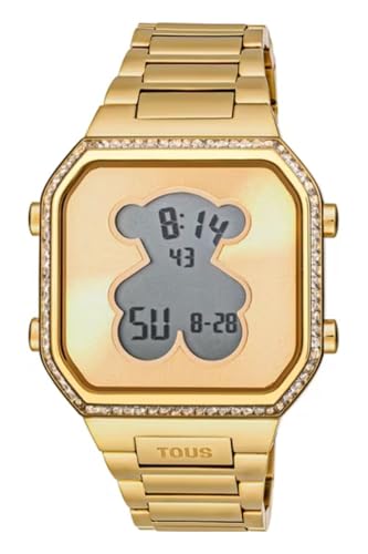 TOUS Watches d-Bear Reloj para Mujer Digital de Cuarzo con Brazalete de Acero Inoxidable 3000131300
