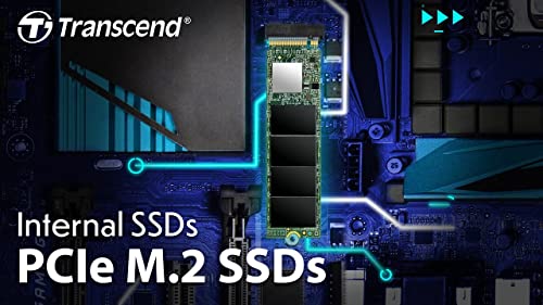 Transcend 2T MTE110S NVMe PCIe Gen3 x4 M.2 2280 Internal Solid State Drive 3D TLC NAND -TS2TMTE110S, Black, 2 TB - Image 2