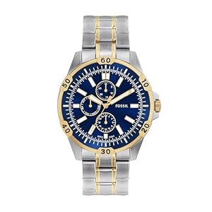 Fossil Men's Garrett Multifunction Two-Tone Stainless Steel Watch (FS6146)