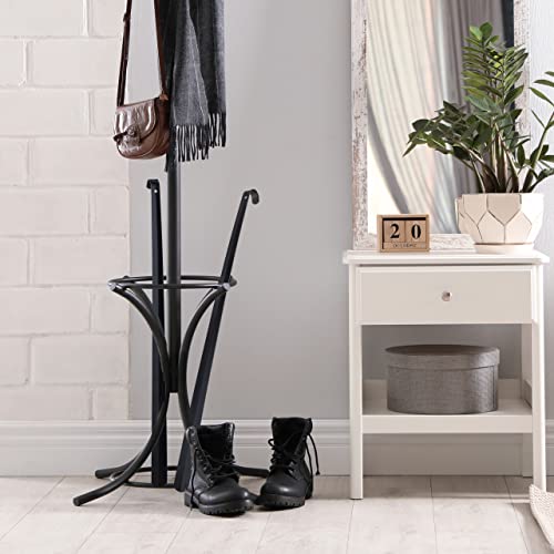 Pack 2 calzadores Relaxdays de metal negro con longitud de 70 cm y agujero colgador resistente 3