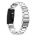 AISPORTS Bracelet de rechange réglable en acier inoxydable pour Fitbit Inspire/Inspire HR - Pour homme et femme - En métal massif - Pour traqueur d'activité Fitbit Ace 2/Inspire/Inspire HR