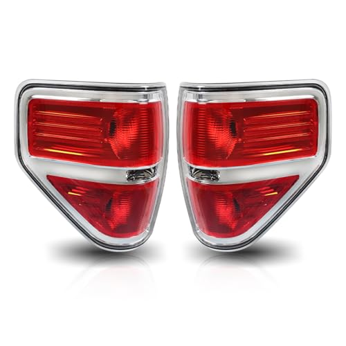 labwork LH+RH Tail Lights Replacement for F150 2009-2014 Rear Tail Lights Lamps Assembly Passenger and Driver Side