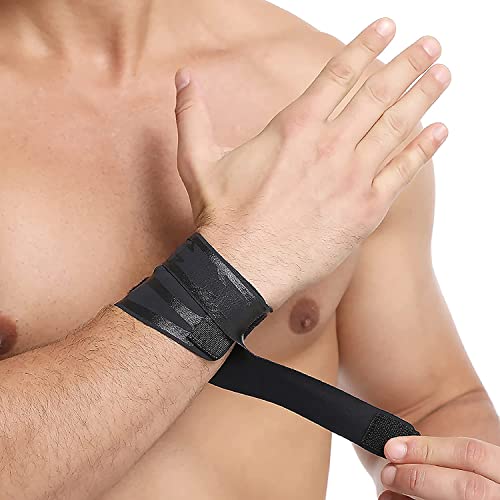 Mezeic Wrist Brace for TFCC Tear, Ultra-thin Compression Wrist Straps Weightlifting Wrist Wraps Adjustable Wrist Support for Sport Protection, Tendonitis Arthritis Wrist Pain - Black - Image 3