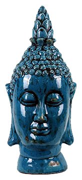 Buda de cerámica turquesa Urban GoCo con textura rústica artesanal