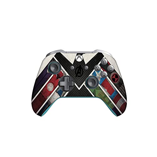 Image of GADGETS WRAP Printed Vinyl Decal Sticker Skin for Xbox One /One S /One X Controller Only - Avengers