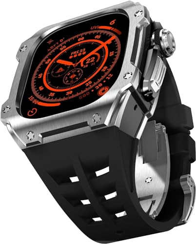 Kit mod bracelet caoutchouc 49mm pour montre Ultra 2 couleur agate