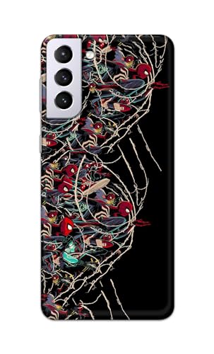 Image of PRINTFIDAA Printed Hard Back Cover Case for Samsung Galaxy S21 5G Back Cover (Famous Cartoon Character) -112