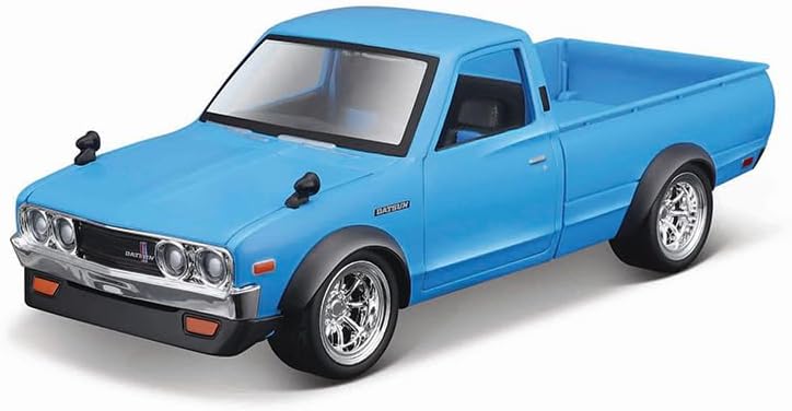 1973 Datsun 620 Pickup Truck Blue Tokyo Mod Design Series 124 Diecast Model Car 32528BL