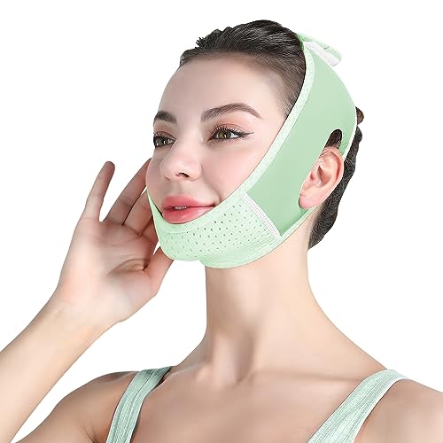 Ceinture de levage du visage bande respirante mentonnière anti-ride V line