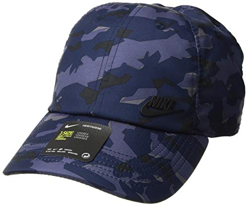 NIKE Sportswear Unisex AeroBill H86 Cap, Midnight Navy/Black, One Size