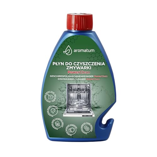 Limpiador de lavavajillas profundo – Limpiador líquido para lavavajillas contra la cal y la grasa para un lavavajillas limpio – Paquete económico con 5 limpiadores de 250 ml