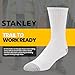 STANLEY Work Socks for Men – 8 Pairs Thick Cushioned Crew Length Work Boot Socks for Hiking