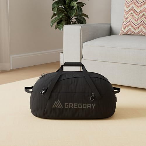 Gregory Supply 65L Adventure Travel/Gear Organization Duffel Bag, Tuckable Backpack Straps, Packable, Water-Repellent, Obsidian Black - Image 4