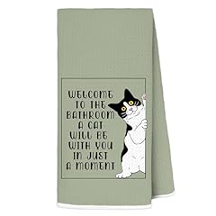 Tuxedo Cat Hand Towels