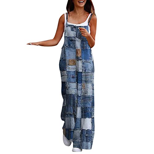 Mono de verano para mujer, con correa de hebilla, color sólido, con flores, pantalones con tirantes, traje de una pieza, pelele sin mangas, mono retro, elegante, pantalones de ocio, pantalones cortos