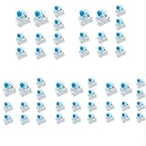 [Tactile amélioré] Faites l'expérience de frappes satisfaisantes et réactives avec ces commutateurs de clavier mécaniques bleus, conçus pour les amateurs de frappe et de jeu à la recherche d'une performance supérieure.