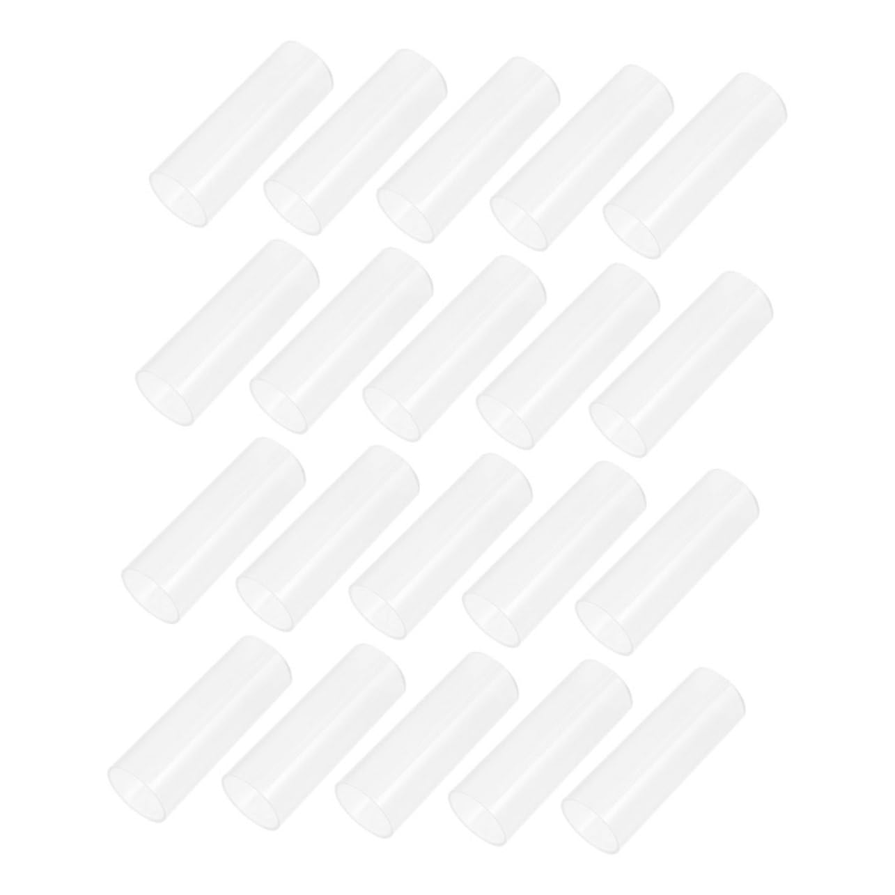 DIYEAH 20pcs Battery Insulation Sleeve for Adapter Thermal Prevents Overheating and Circuits Plastic Battery Holder for Flashlights and Devices