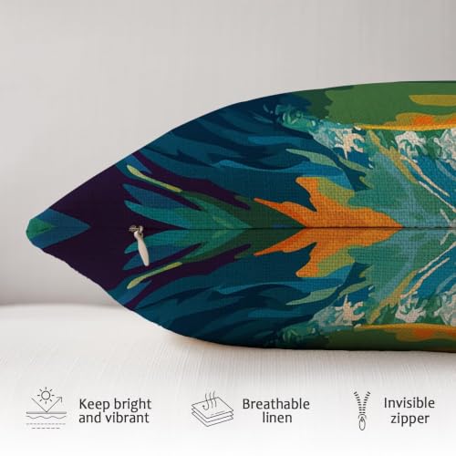 Coussin canapé surf extérieur résistant à l'eau lot de 2 taies imperméables