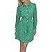 DKNY Women's Dress, Apple Green/Ivory, 8
