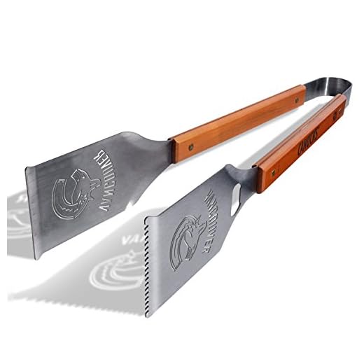 Sportula Products 810689020578 NHL Vancouver Canucks Grill-A-Tongs