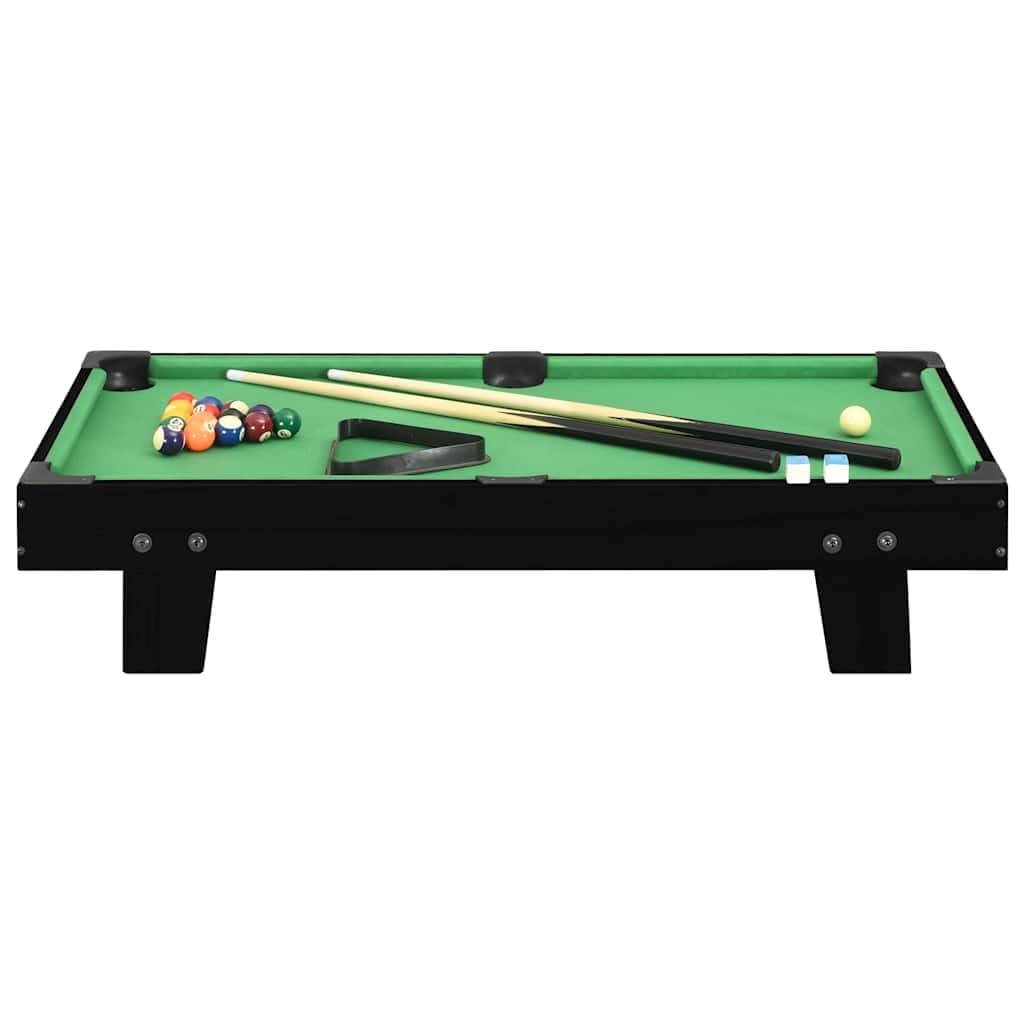Mini tavolo da biliardo per bambini e adulti, 92 x 52 x 19 cm, portatile, con accessori, compatto per la casa