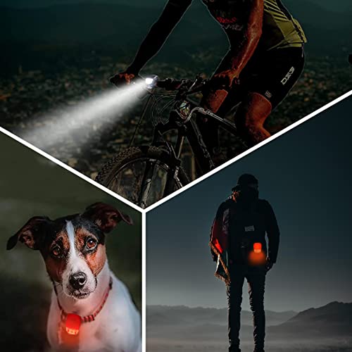 Yarrie LED Licht 4er Set, Helles Licht, Kompakt und Wasserdicht, Langlebiger Akku, LED ist für den Außenbereich geeignet und kann auch als Kinderwagen Licht - Image 8