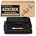 V4INK New Compatible Q5942X Q1338X 42X 38X Toner Cartridge Black for LaserJet 4200 4240 4250 4350 Series