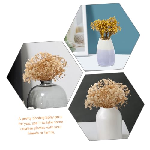Ramo de 6 flores secas Mini Gypsophila para decoración miniatura 4