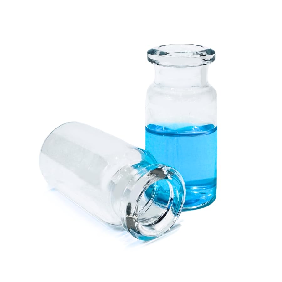 Amazon.com: J&K Scientific 10mL Headspace Vial, Clear Glass, 20mm