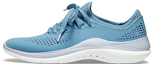 Image of Crocs Mens 206715-4lc Sneaker, Blue Steel /Microchip, 7 UK M / 8 UK W (M8W10)