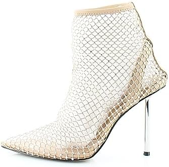 Vince Camuto Women's Footwear Women's Kiskia Crystal Mesh Bootie Ankle Boot, Sandstone, 5.5 | Image 1