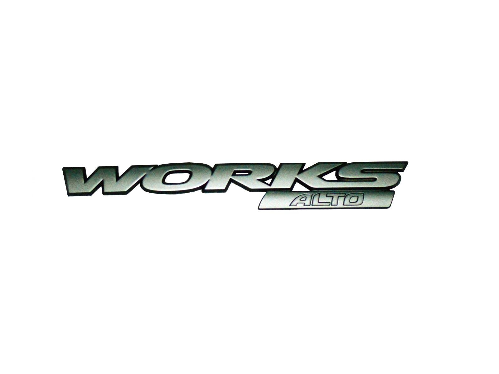 ○アルト(HA36S)/WORKSエンブレム(マットブラック) 【公式通販】