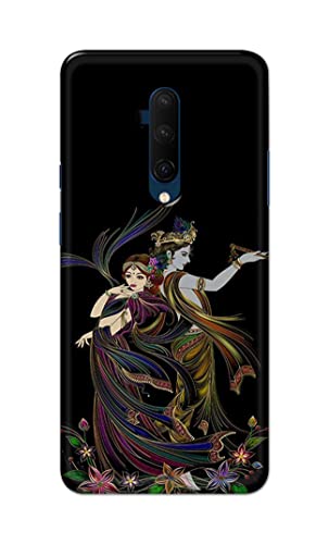Image of Lord Radha and Krishna Hard Back Case Cover for OnePlus 7T Pro /OnePlus 7 Pro Back Cover -(J5) VNS2223