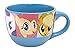 Silver Buffalo MLP6124 My Little Pony Grid Ceramic Soup/Cereal Mug, 24 oz, Blue