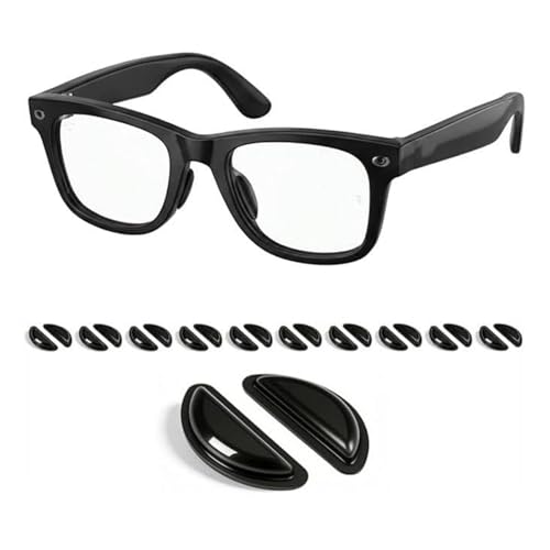 HFEOIEN Eyeglass Nose Pads Replacement Compatible with Ray-Ban Meta Wayfarer RW4006/4008 & Gen 2 RW4012(53mm & 50mm) Glasses