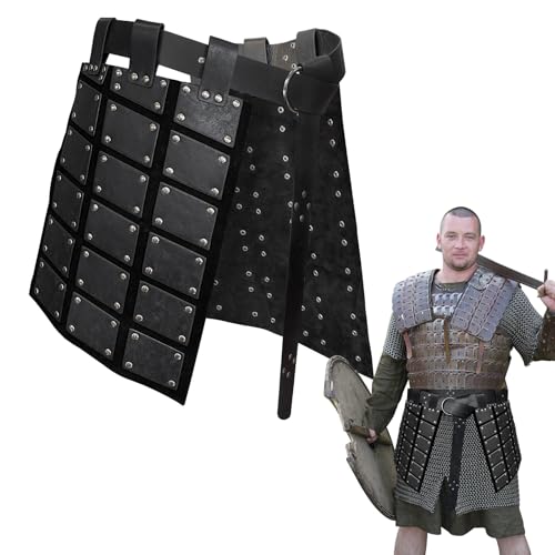 Muslo medieval y falda de proteccion ajustable para hombres