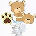 Big Dot of Happiness Baby Boy Teddy Bear - Baby Shower Centerpiece Sticks - Table Toppers - Set of 15