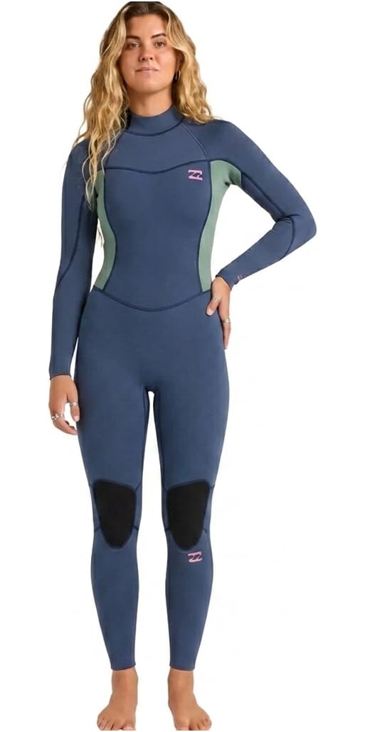 BILLABONG 2026 Womens Synergy 3/2mm Back Zip Wetsuit - Stormy Blue