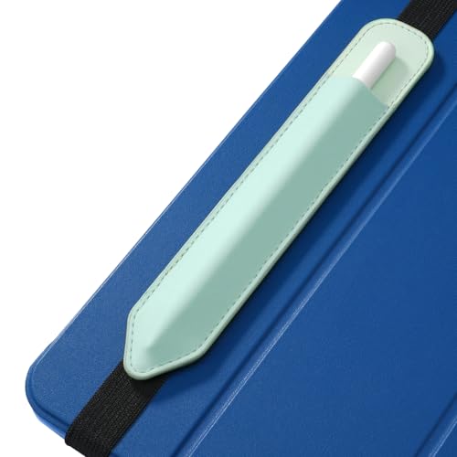 Image of MoKo Pencil Case Holder Fit The Apple Pencil (Pro and USB-C and 1st and 2nd Gen), Detachable Elastic Pocket for Stylus Pen with Elastic Band Attached to iPad Case, Field Green