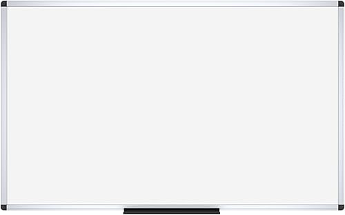 Miniatura 9 de VIZ-PRO - Pizarra de borrado en seco de melamina marco de aluminio plateado
