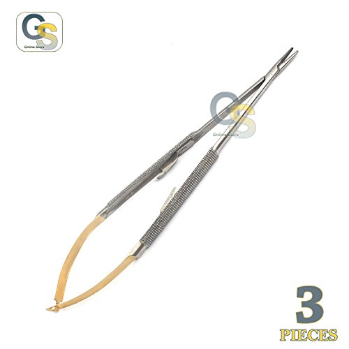 G.S 3 PCS T/C CASTROVIEJO Needle Holder 7
