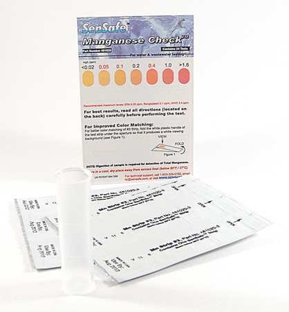 Test Strips, Manganese, 0.2-2ppm, PK24