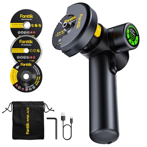 Fanttik M10 ACE Cordless Angle Grinder Brushless for Metal/Wood Cutting