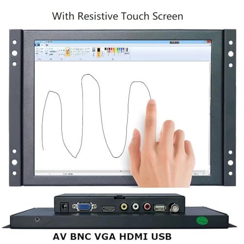 Image of 1pc 10 Inch 4:3 Industrial Open Frame Touch Screen Monitor 1027x768 Resolution Supports Resistive /Capacitive Touch(Resistive Touch)