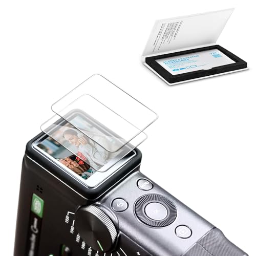 Image of (2 Pack) FUJI Insta Mini Evo Cinema Screen Protector, 9H Ultra Clear Tempered Glass Protector LCD Display Film for FUJI Insta Mini Evo Cinema, Anti-Fingerprint Anti-Scratch Water-resistant Bubble Free