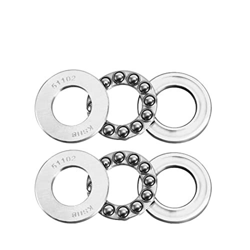Roulement 51102 butée à billes axiale de 15x28x9mm pour guidage mécanique précis